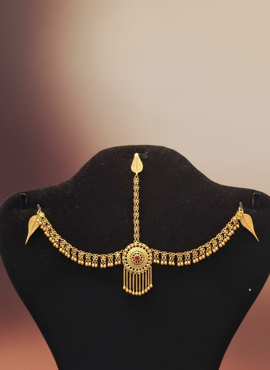 21 Karat Gold Bridal Chain Mufruq – 23.61g