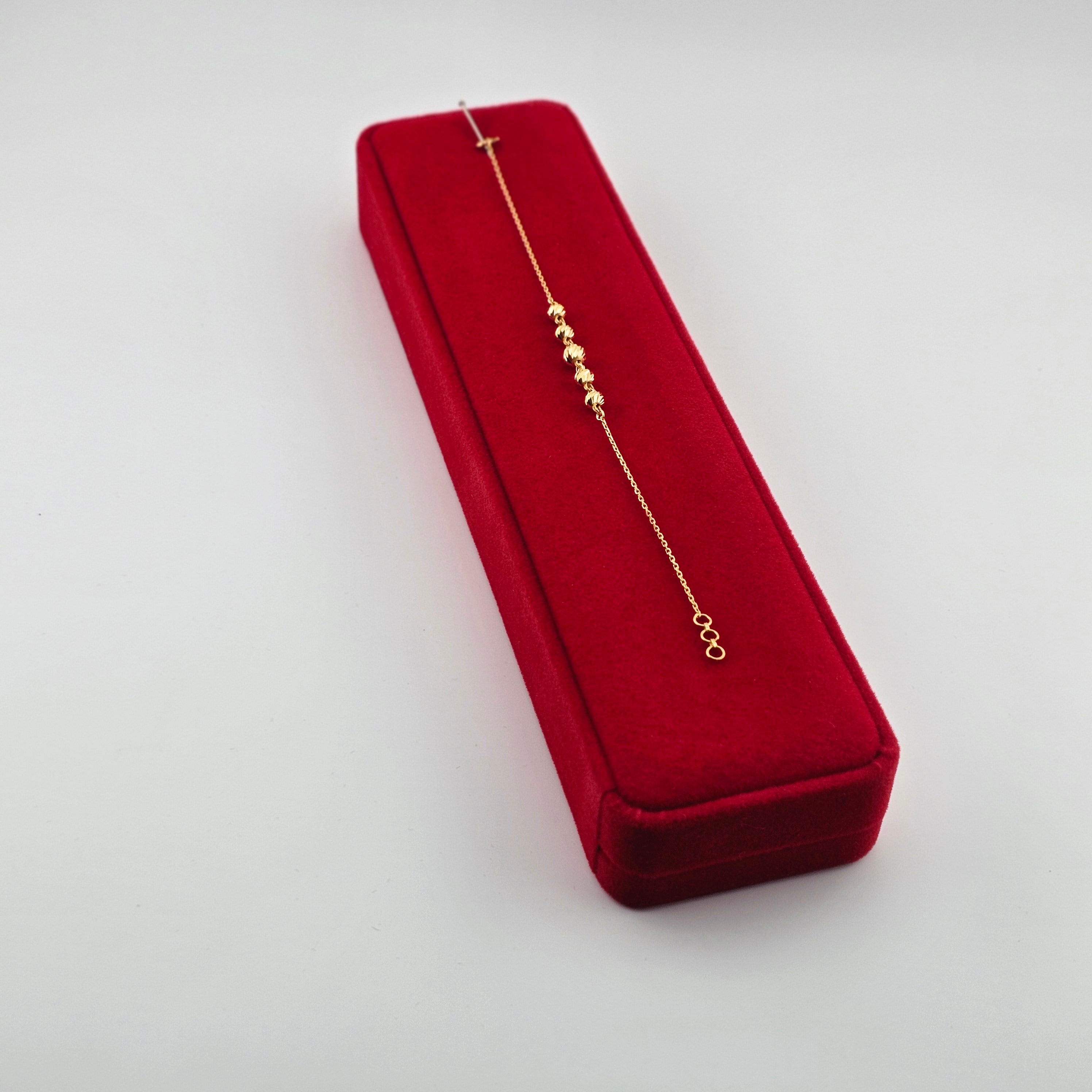 21Karat Delicate Beaded Bracelet - 1.98g