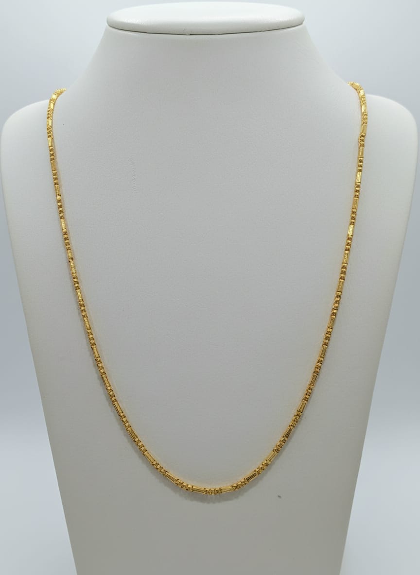 22K Gold Signature Link Chain – 17.33g