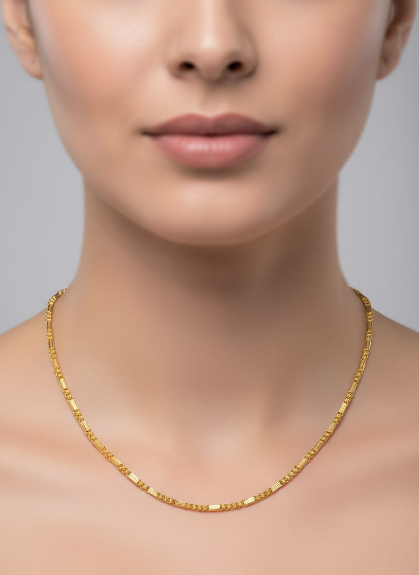 22K Gold Signature Link Chain – 17.33g