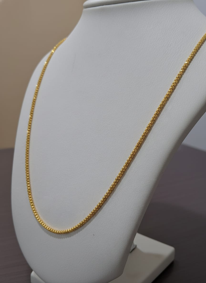 22K Gold Luxe Box Chain – 16.04g