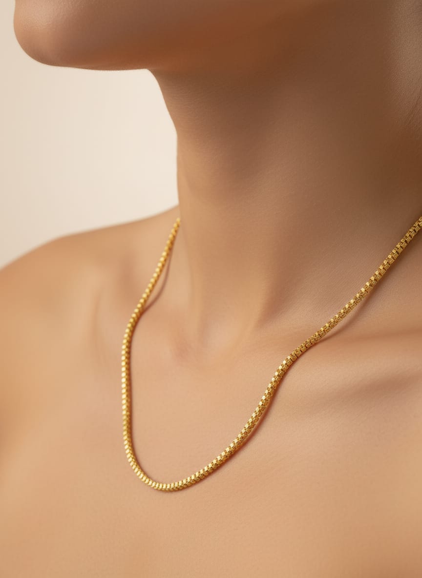 22K Gold Luxe Box Chain – 16.04g