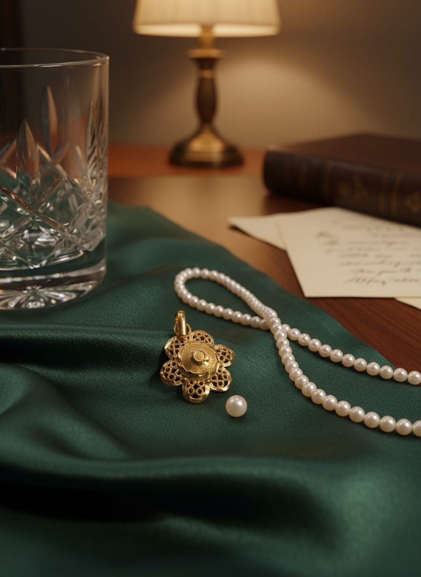 21K Gold Blossom Pendant – 1.85g